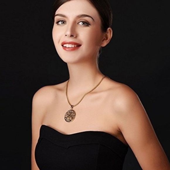 Unisex "Tree of Life" 18K Gold Plated Necklace - Picture 2 of 3